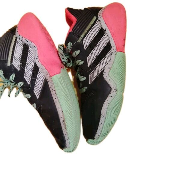 Adidas James Harden Step backs Black & Grey 4.5 Boys Big Kid - Picture 8 of 9